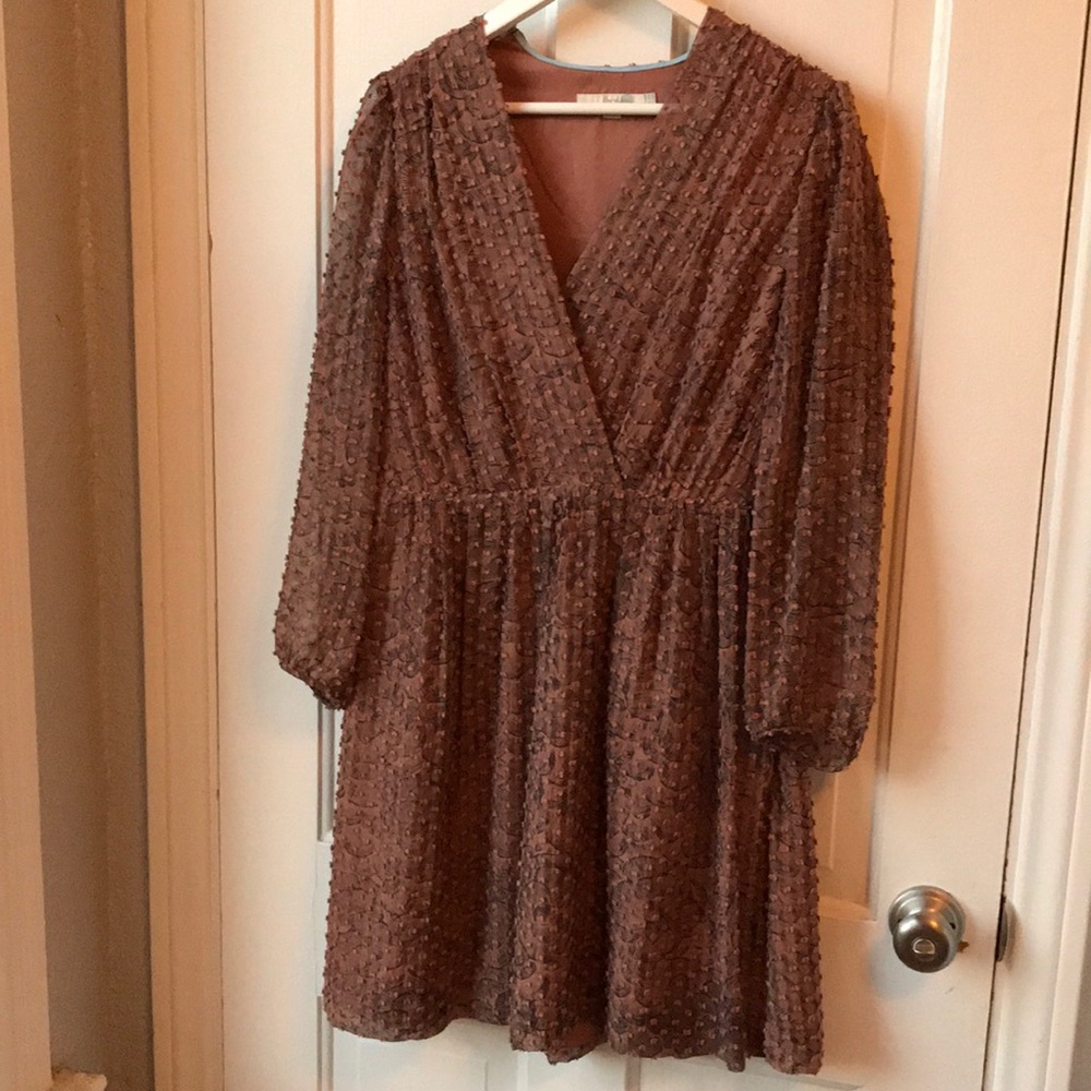 Boden Textured Silk Party Dress